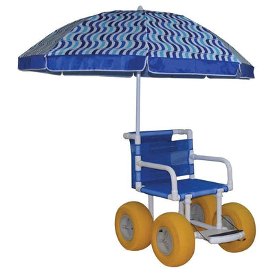 MJM International Echo All Terrain Chair with XL Wheels and Umbrella