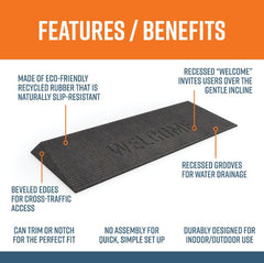 TRANSITIONS® Rubber Angled Welcome Mats by EZ-Access